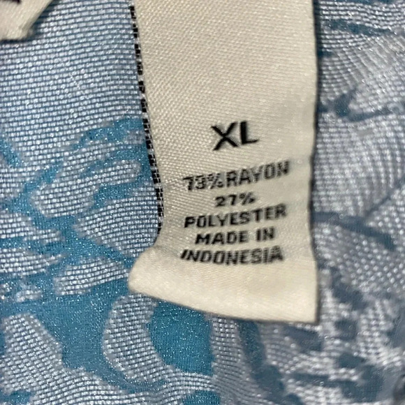 FRENCH LAUNDRY floral lace button up size XL - Picture 7 of 11